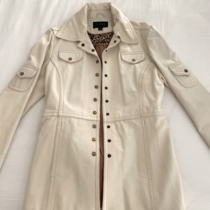 Ladies off white Wilson Leather Jacket